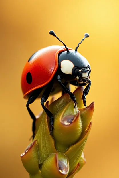 La fille de la coccinelle laisse son imagination s'évader dans le jardin