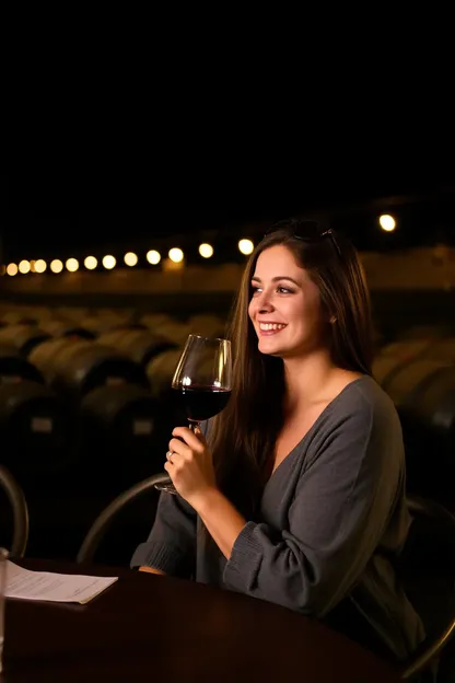 La fille du pays de vin de Napa part en week-end de détente