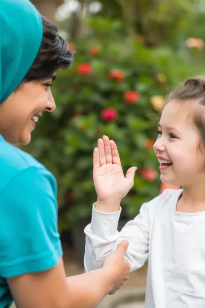 La fille pardonne à une autre fille pour son péché