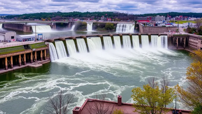 La prévision de rupture de barrage à Nashville IL en 2025