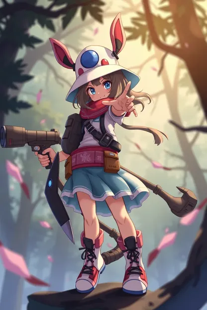 La recherche exclusive de la chasseuse de Pokémon