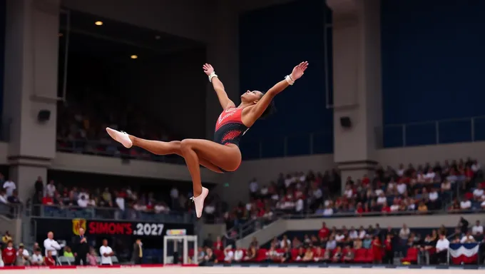 La routine de planche de Simone Biles pour 2025 est dévoilée