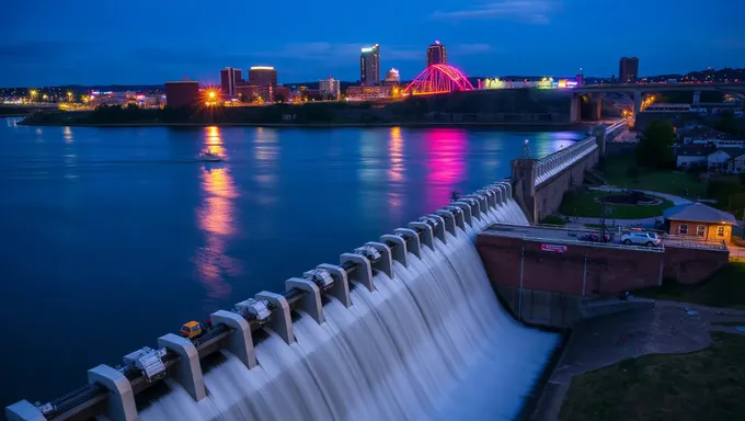 La rupture imminente du barrage de l'IL de Nashville en 2025