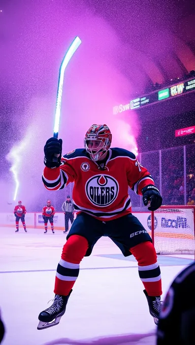 La séance de seins cause de la commotion aux Oilers d'Edmonton