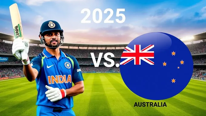 La série T20 entre l'Inde et l'Australie en 2025 a été annoncée