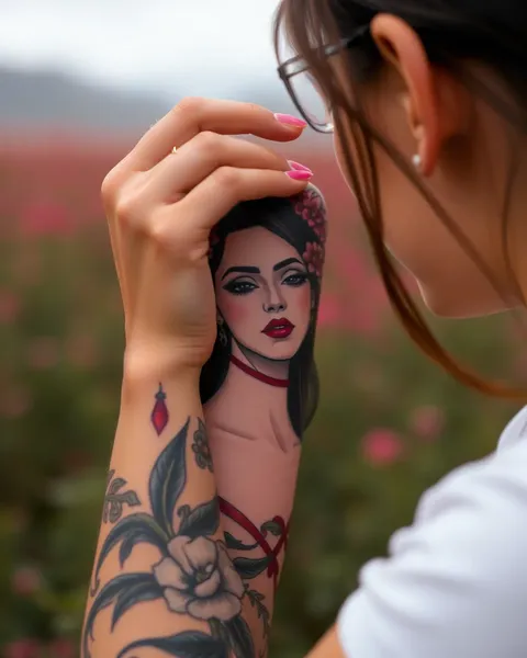 Lady nue tatouée : un symbole d'émancipation et de beauté