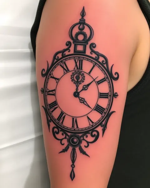 Le Tatouage d'Horloge Éternelle : Une Réprésentation de la Dévotion Éternelle