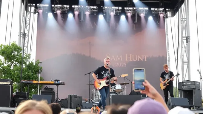 Le Tour de Sam Hunt 2025 débute en janvier de l'année prochaine