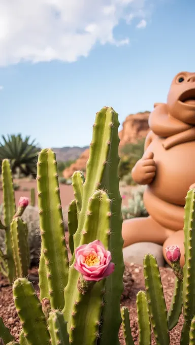 Le cactus aux seins apparaît plusieurs fois