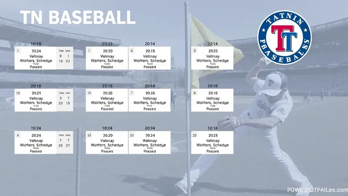 Le calendrier de baseball 2025 est dévoilé avec pompe