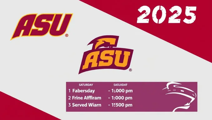 Le calendrier de football de l'ASU 2025 dévoilé pour les fans