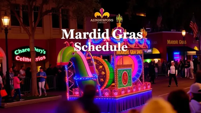 Le calendrier de la parade de Mardi Gras 2025 confirmé