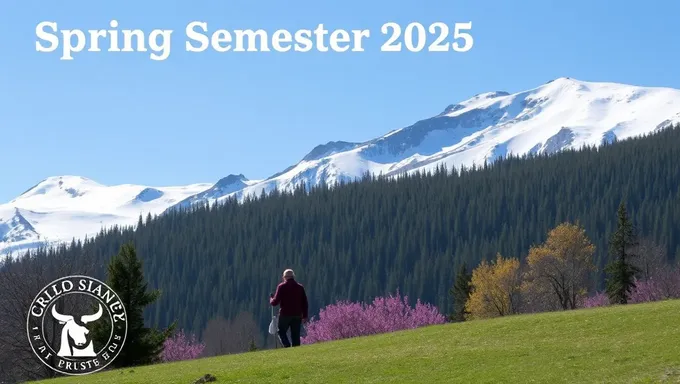 Le calendrier des cours du semestre d'printemps 2025 est maintenant disponible