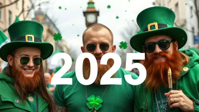 Le calendrier des événements du jour de St-Patrick 2025 est publié