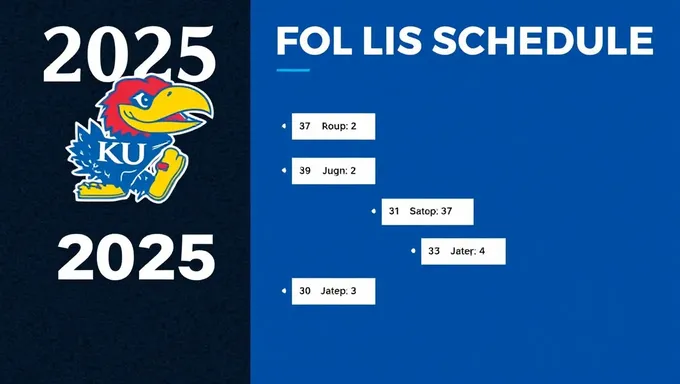 Le calendrier du football de KU 2025 révélé pour l'excitation des fans