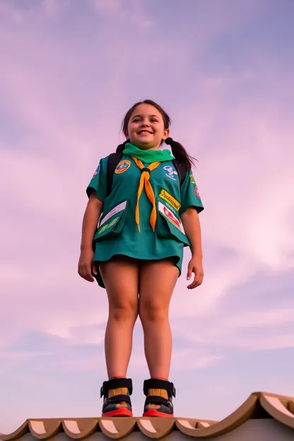 Le ciel est la limite pour une guide des scouts