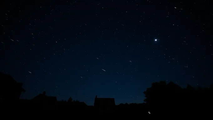 Le ciel nocturne d'août au-dessus du Massachusetts en 2025