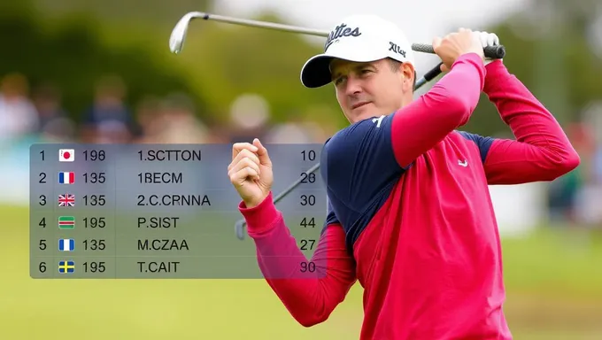 Le classement du Scottish Open 2025 de Rory McIlroy