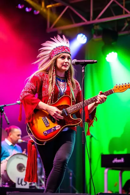 Le festival de musique country de la fille Tuah se produit à plusieurs reprises