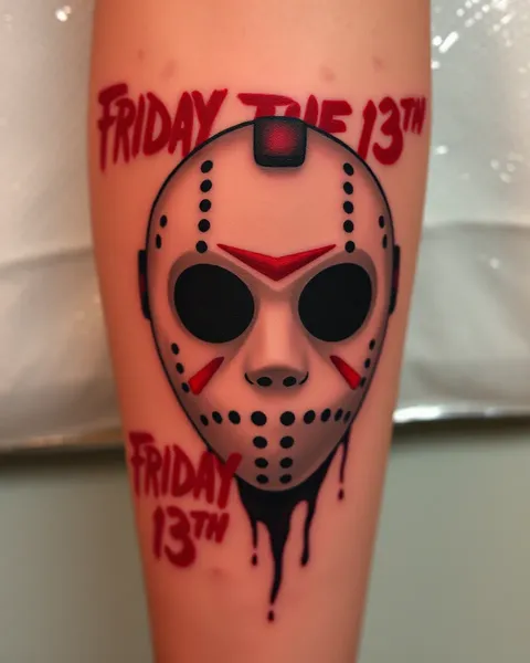 Le film d'horreur Friday the 13th et la connexion symbolique du tatouage