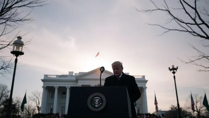 Le jour de l'inauguration 2025 : le compte à rebours commence