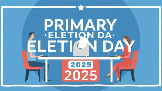 Le jour de l'élection primaire 2025 se profile à l'horizon