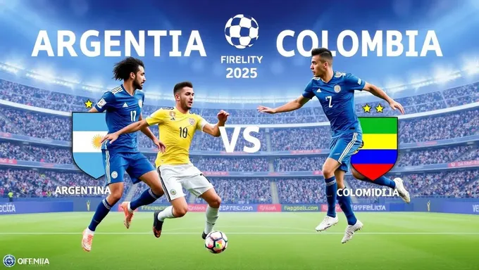 Le match Argentina-Colombie 2025 a été fixé