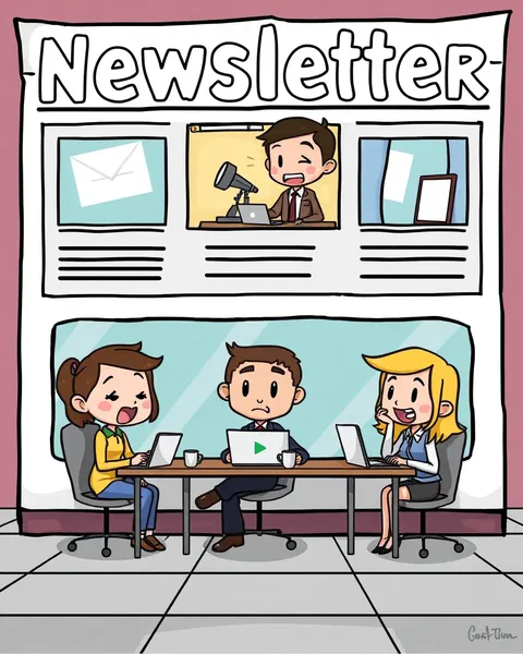 Le newsletter inclut maintenant des images de cartoon