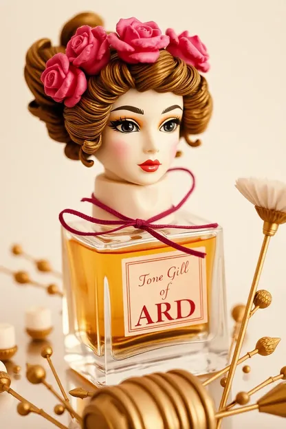 Le parfum de cadeau de la fille est un symbole d'amour