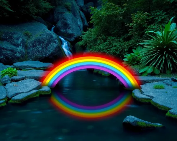 Le pont arc-en-ciel pour les chats : photographie féline belle