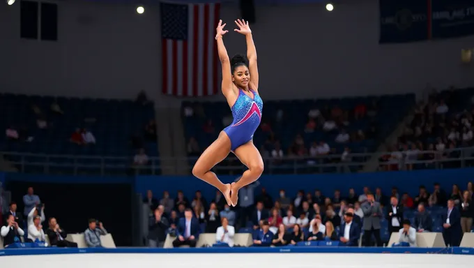 Le routine de sol de Simone Biles pour 2025 annoncée