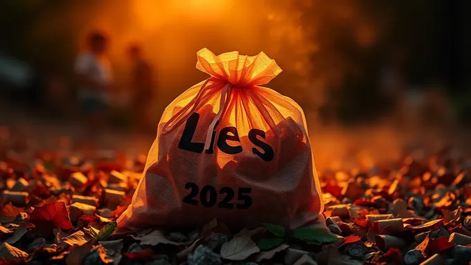 Le sac de mensonges 2025 : un nouveau début