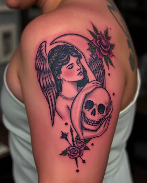 Le sceau tatoué de l'ange de la mort