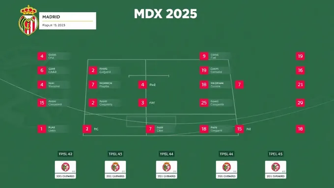 Le tableau du Madrid Open 2025 présente une ligne d'arrivée solide de concurrents