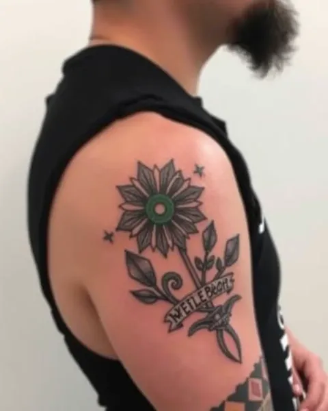 Le tatouage d'encre blanche s'est guéri miraculeusement