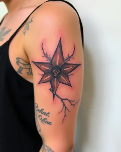 Le tatouage d'encre blanche se cicatrise graduellement