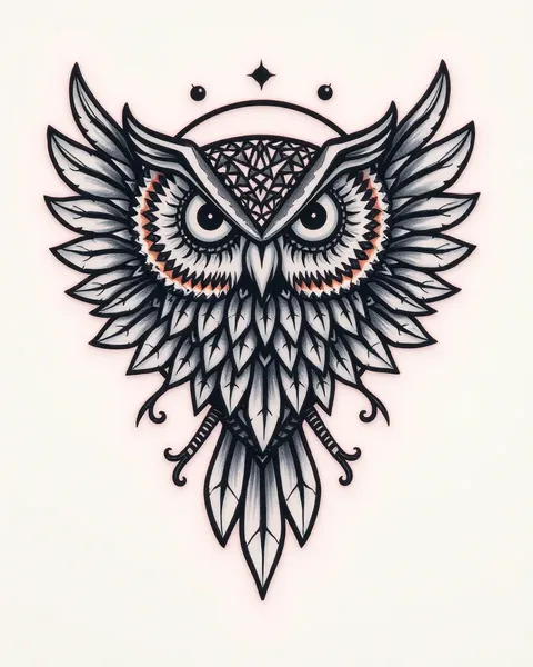 Le tatouage de l'Hibou : symbole de protection et de guidance