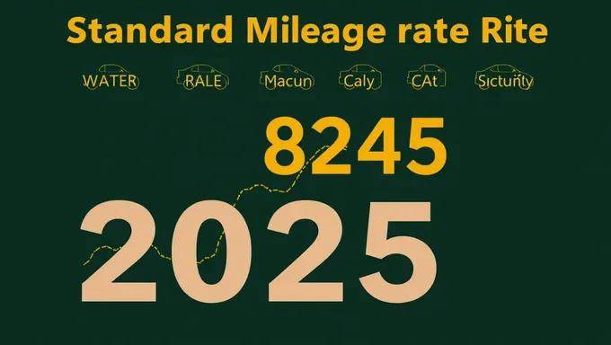 Le taux de kilométrage standard 2025 est annoncé