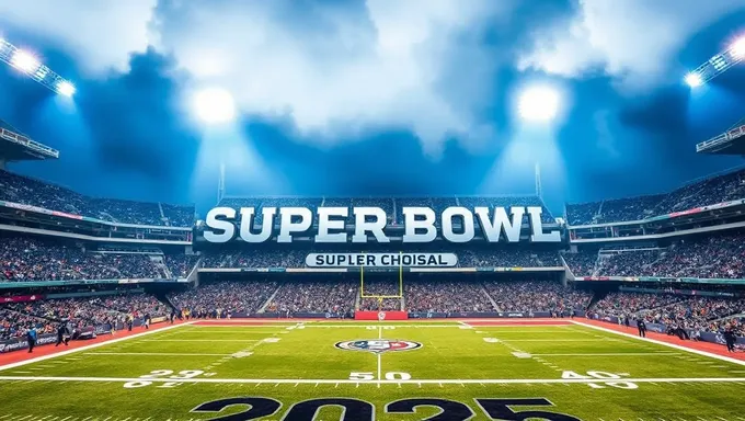 Le timing du Super Bowl 2025 révélé au public