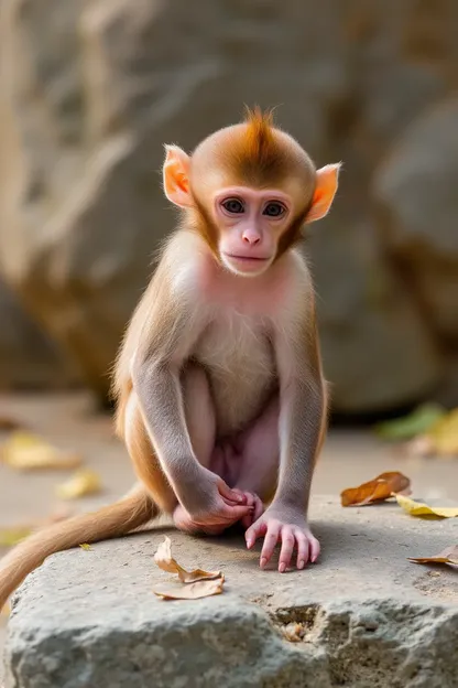 Les Expressions Faciales Intelligentes de la Fille Singe