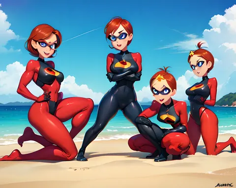 Les Incredibles Règle 34 Domine la Scène