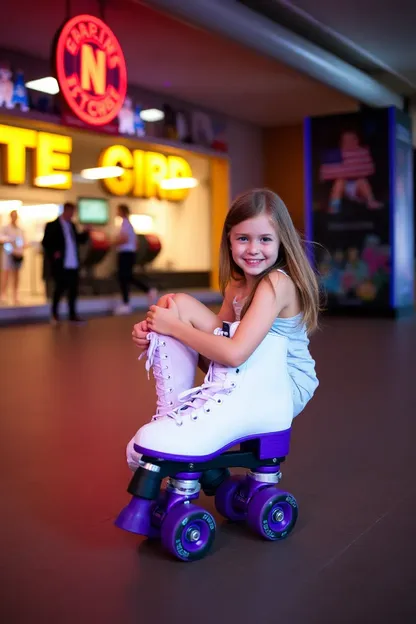 Les Patins à Roues Apportent du Joie aux Filles