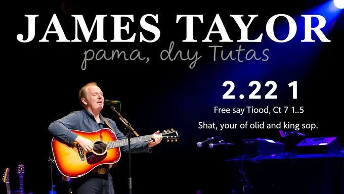 Les billets de concert de James Taylor sont disponibles en Utah en 2025