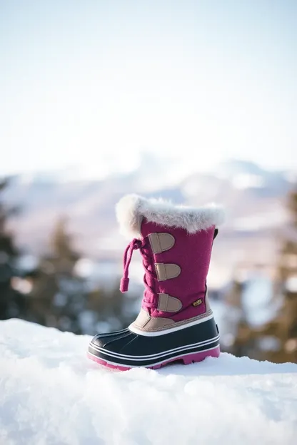 Les bottes de neige pour les Filles : équipement essentiel pour rester chaud