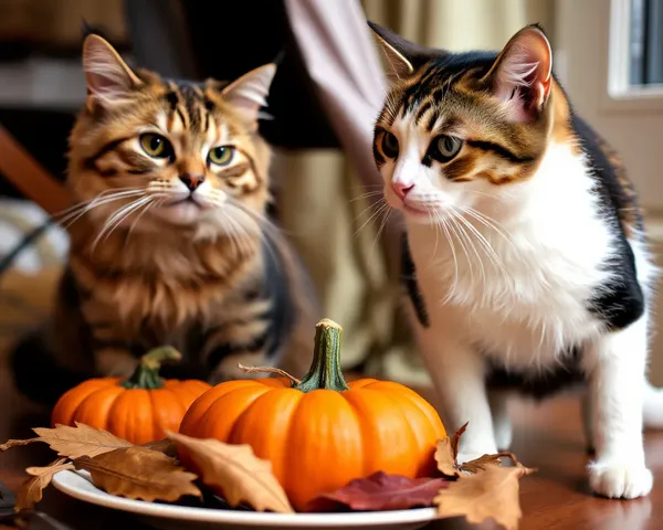 Les chats et les images de Thanksgiving : une tradition émouvante