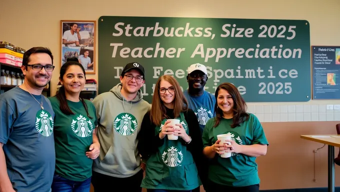 Les détails de la célébration de l'Appréciation des enseignants de Starbucks 2025 ont été révélés