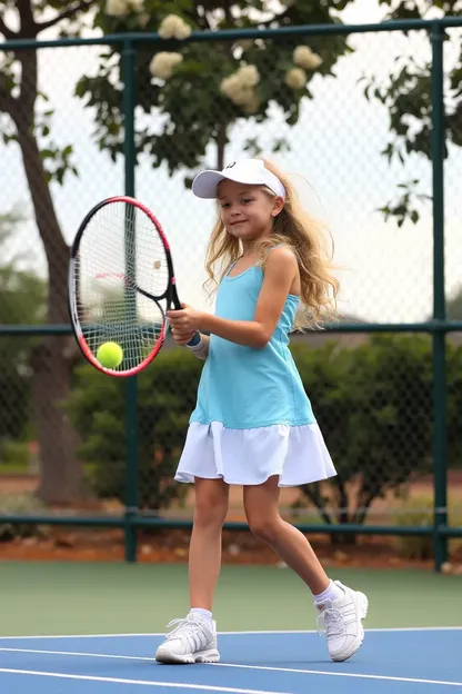 Les filles de tennis s'habillent pour le match parfait