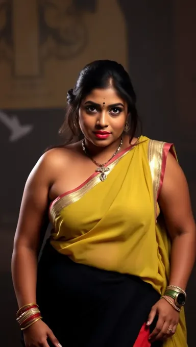 Les gros seins indiens sont célébrés dans une danse de festival traditionnel