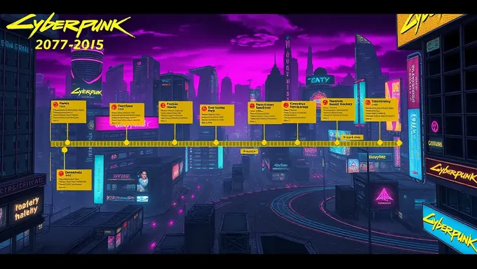 Les hauts-lieux du plan de route de Cyberpunk 2077 2025