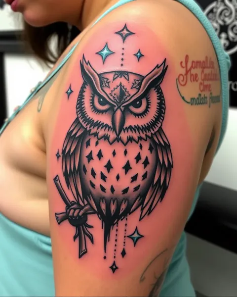 Les hiboux symbolisent la sagesse et l'importance d'un tatouage d'hibou